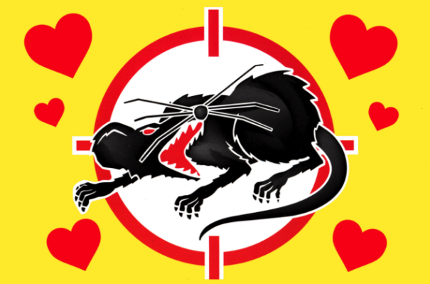 feed the rats poster encourages chicagoans to love the prolific rodents