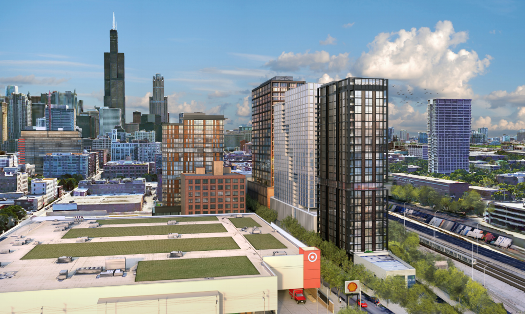 Here's What The Proposed Van Buren Apartment Towers In West Loop Could Look Like (RENDERINGS)