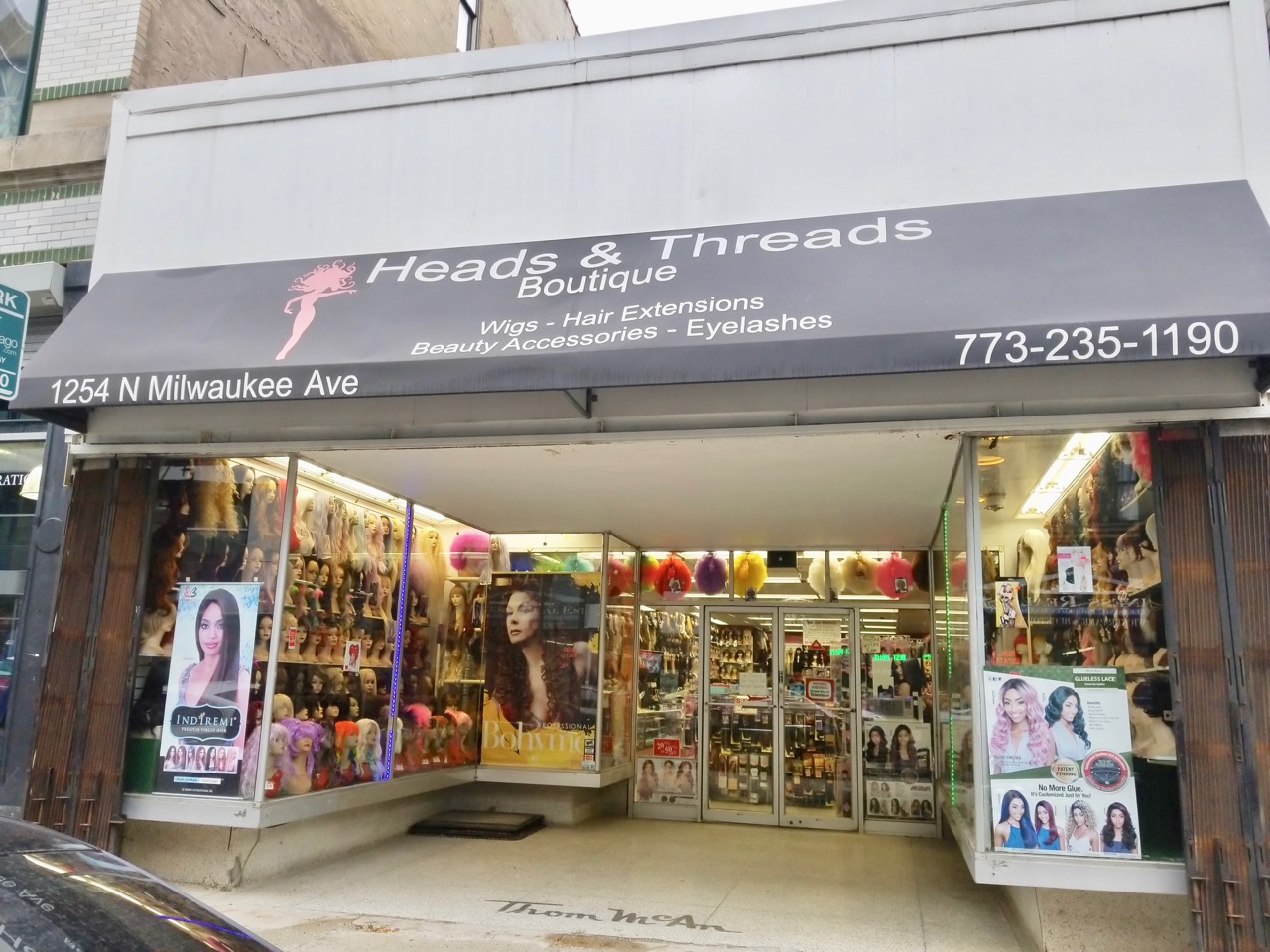 Wicker Park Block With 3 OldSchool Wig Shops Is A Hot Spot This Month