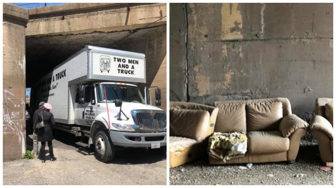Busted! Resident Catches Movers Dumping Furniture In The West Loop