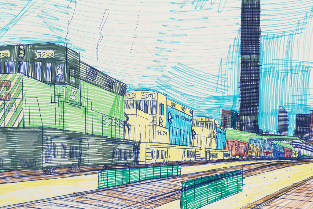 Chicago Icon Wesley Willis' Vibrant Cityscapes Come To West Town In