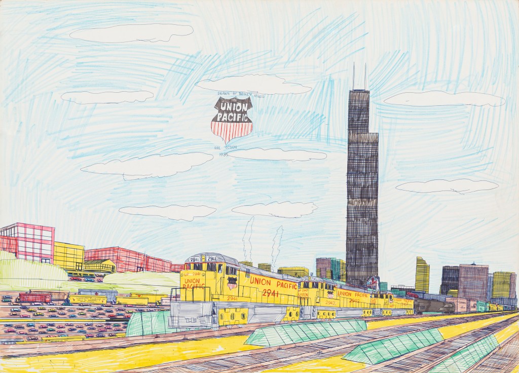 Chicago Icon Wesley Willis' Vibrant Cityscapes Come To West Town In