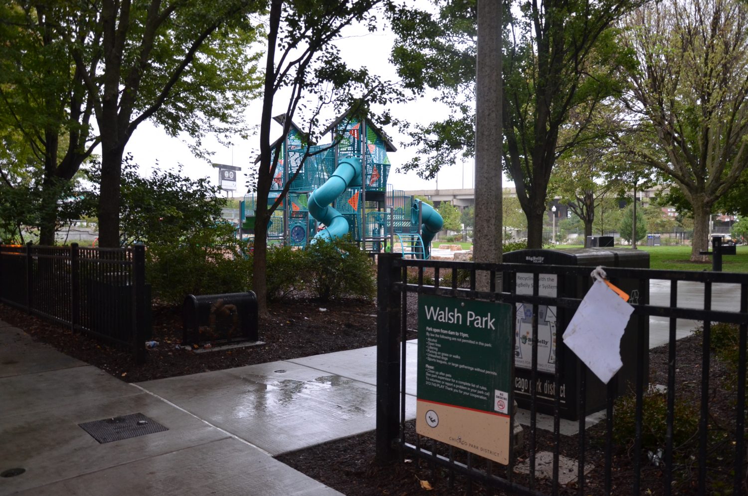 Here's What The New Walsh Park Playground On The 606 In Bucktown Looks