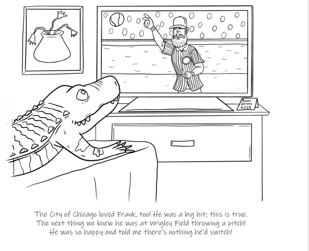 Download Chance The Snapper, Alligator Robb Now Have A Coloring Book