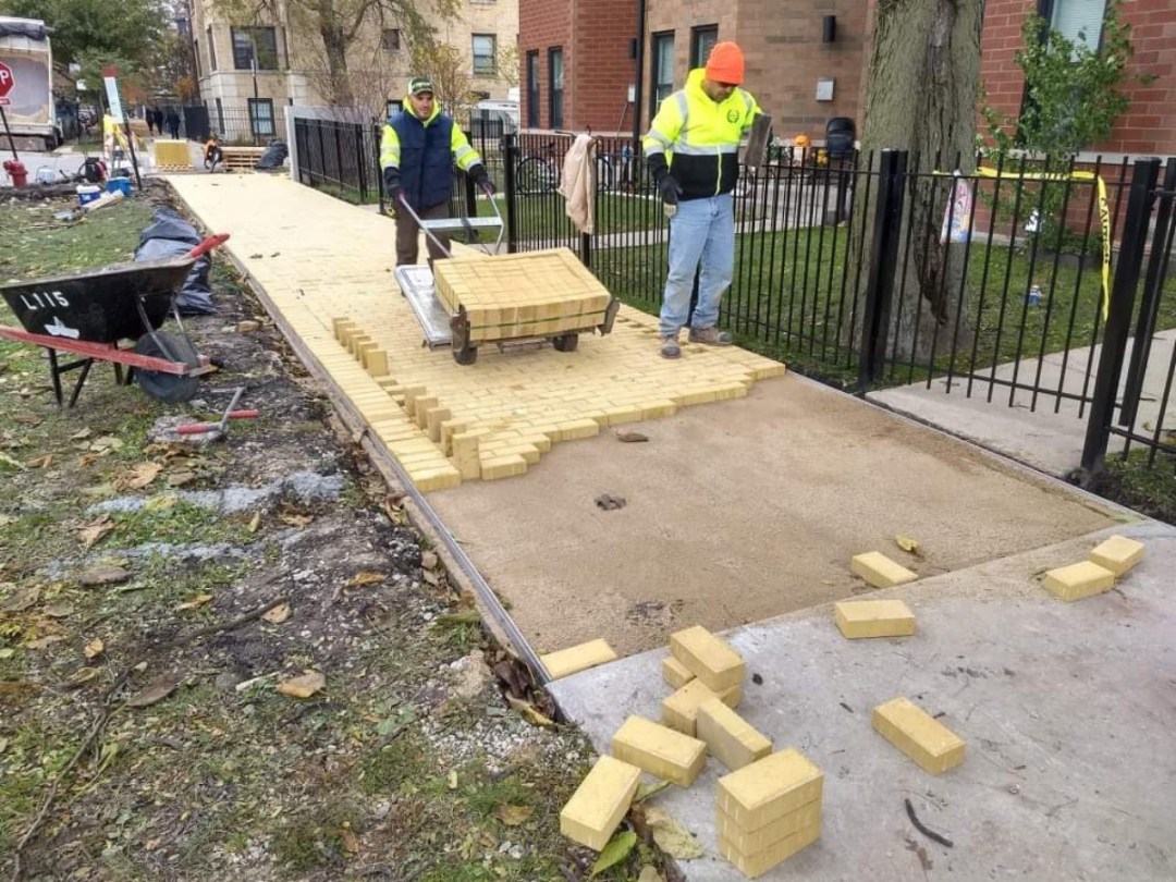 Yellow Brick Road Built Where L. Frank Baum Wrote 'Wizard Of Oz