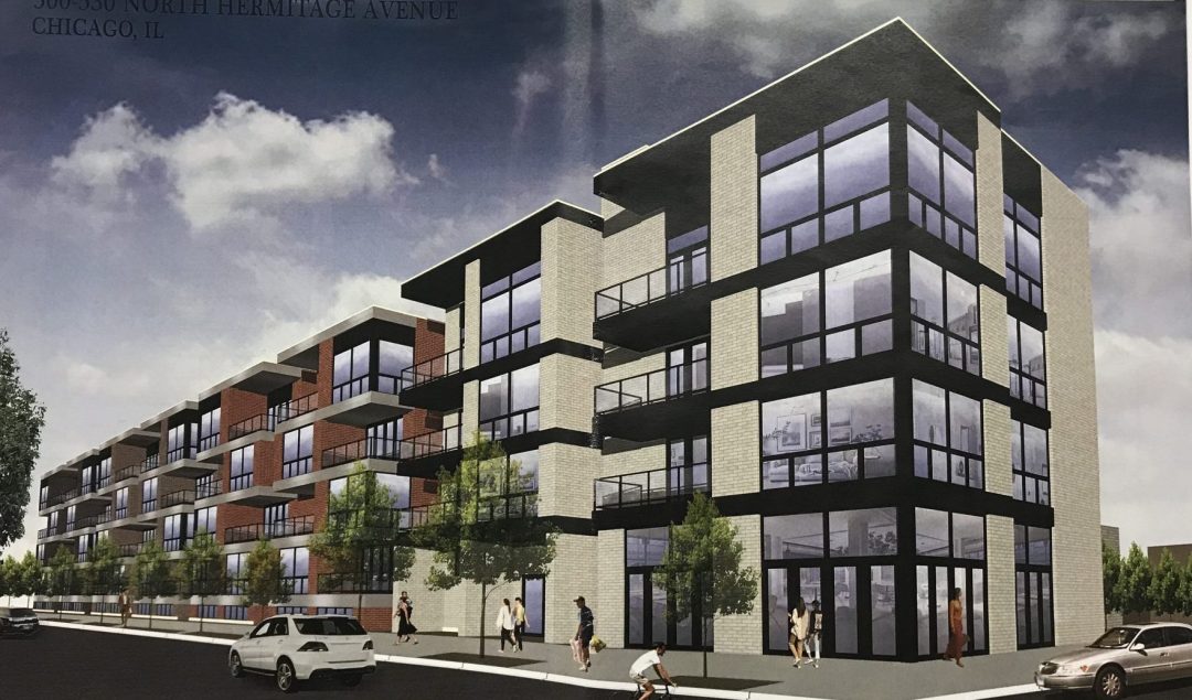 A Row Of 4Story Condo Buildings Approved On Narrow West Town Block