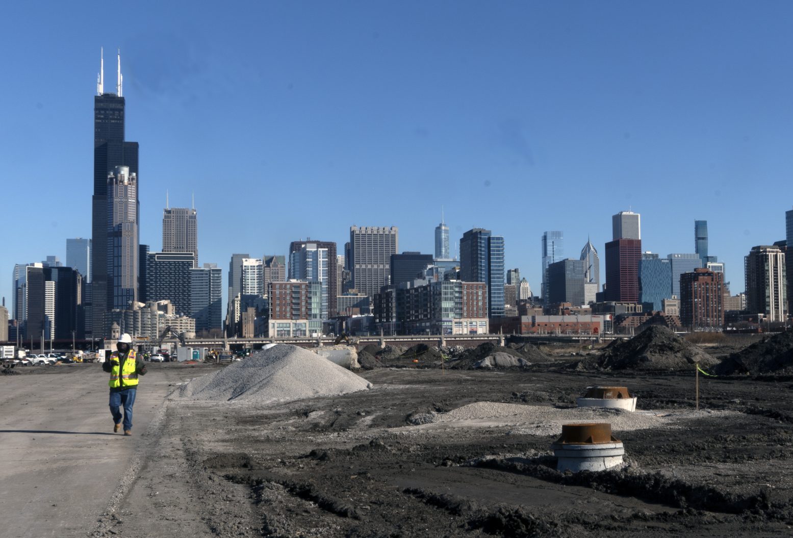 Construction Of Chicago's New Neighborhood 'The 78' Pushes Through Pandemic
