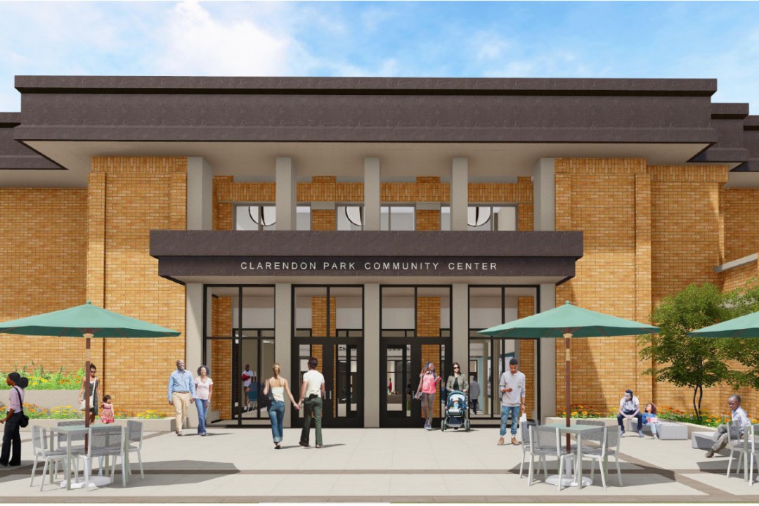 13 Million Renovation Of Clarendon Park Community Center Moving