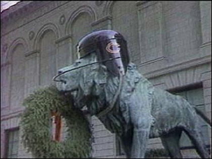 Chicago Bears Football Lion at Art Institute / Michigan Avenue 