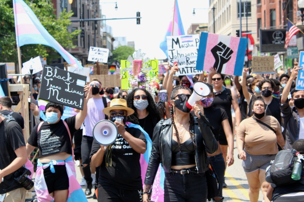 With Parade Canceled, Pride Returns To Protest Roots As Thousands Show ...