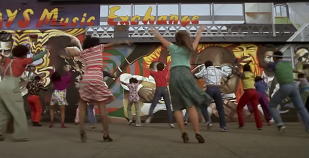 Iconic Ray's Music Exchange Mural From 'Blues Brothers' Dance Scene Lost  After Building Burns During Unrest