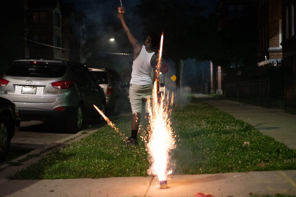 With Chicago's Official Fireworks Canceled, Neighbors Staged Rogue