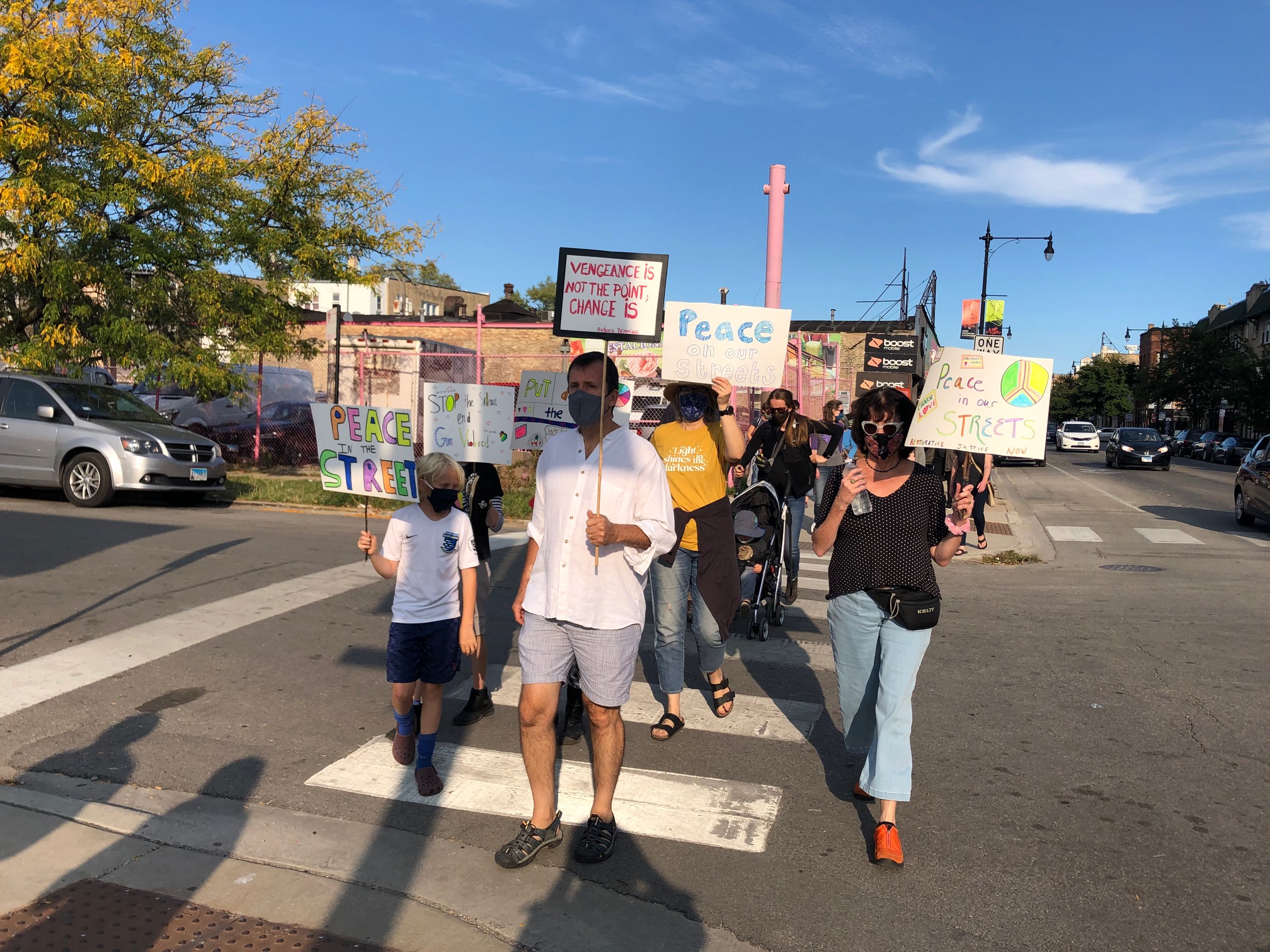 Rocked By Shootings, Albany Park Neighbors Stage Peace March, Vigil ...