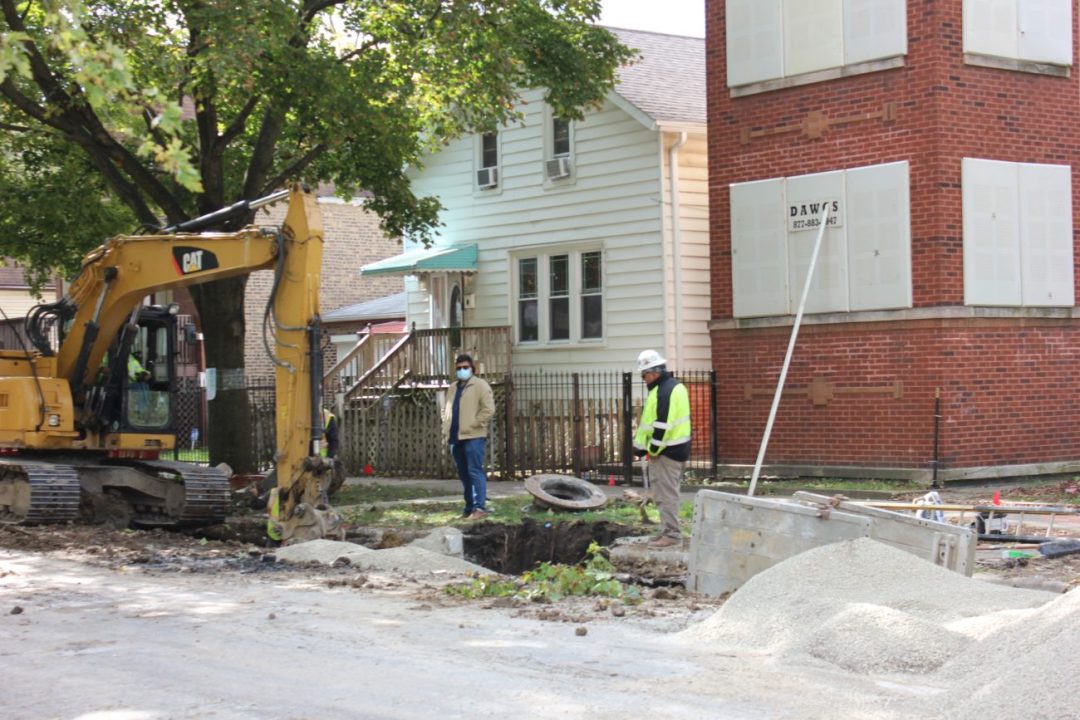 Water Main Work Underway On Wood Street In West Englewood