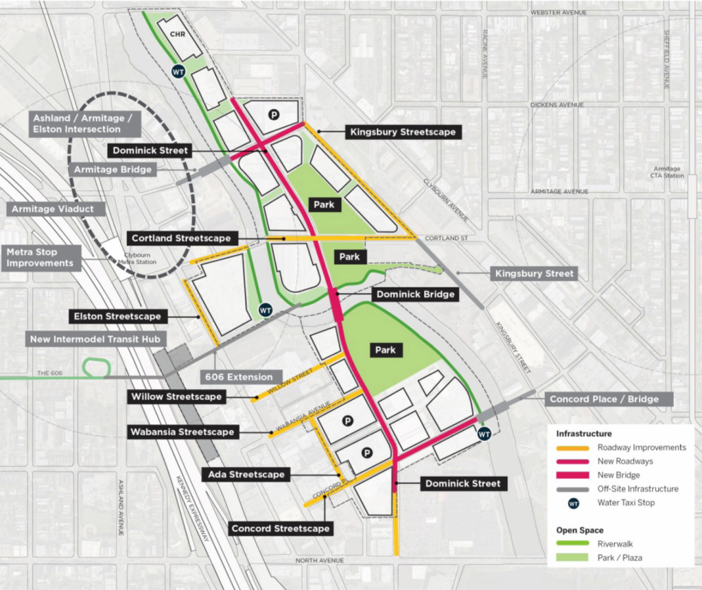 606 park chicago map