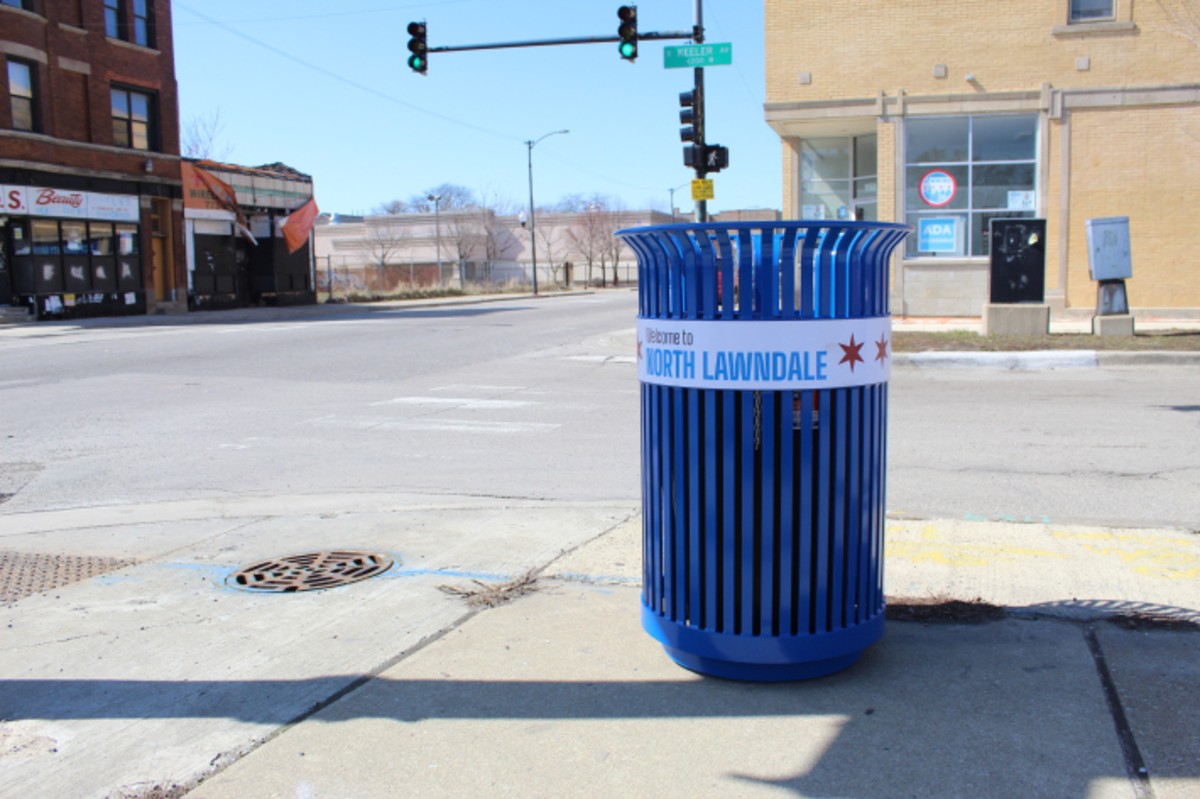 Trash Cans Installed On West Side To Reduce Littering 'It's Our Civic