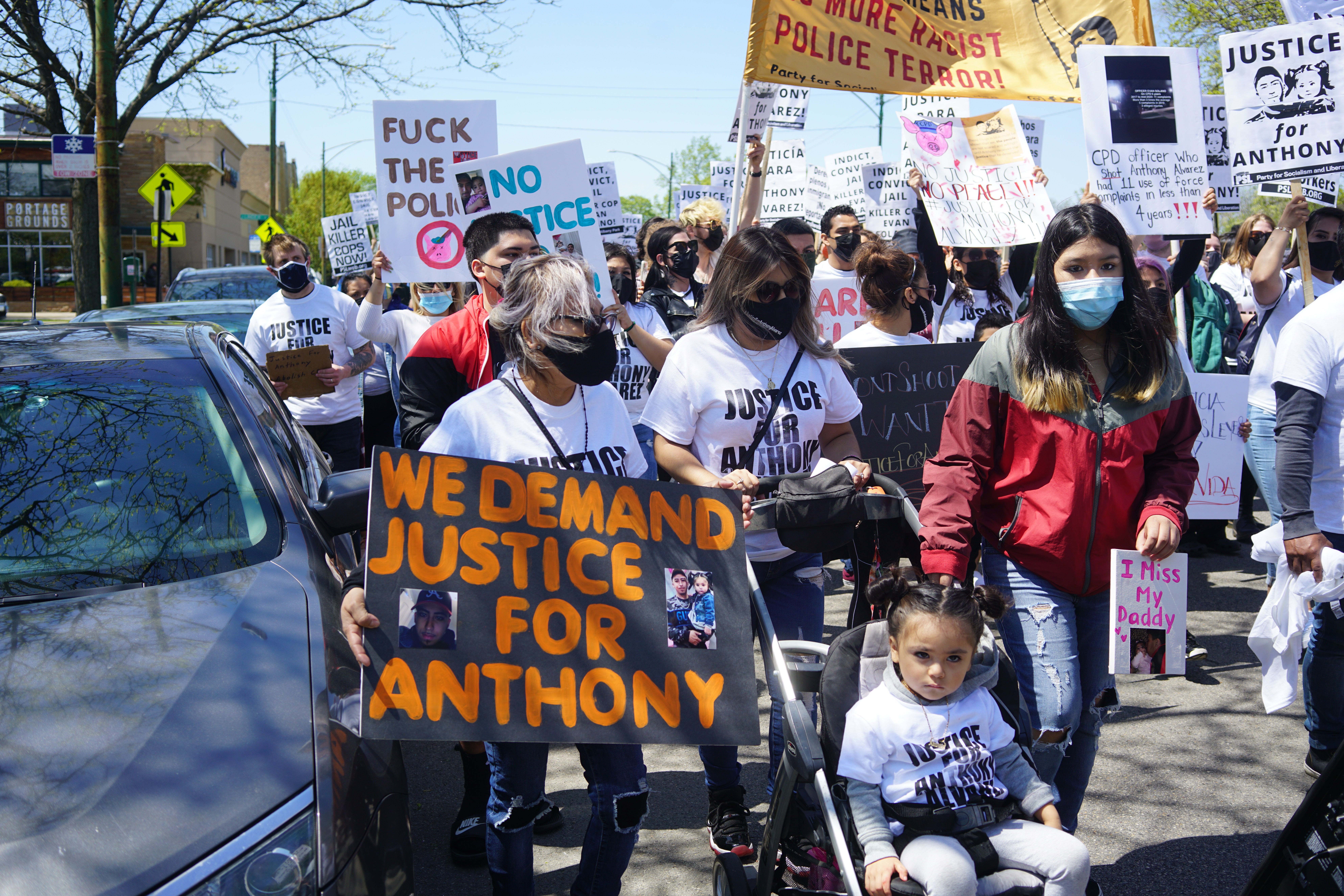 Anthony Alvarez’s Family Marches To Demand Justice For Portage Park Father Shot By Police: ‘They Killed A Part Of Our Family’