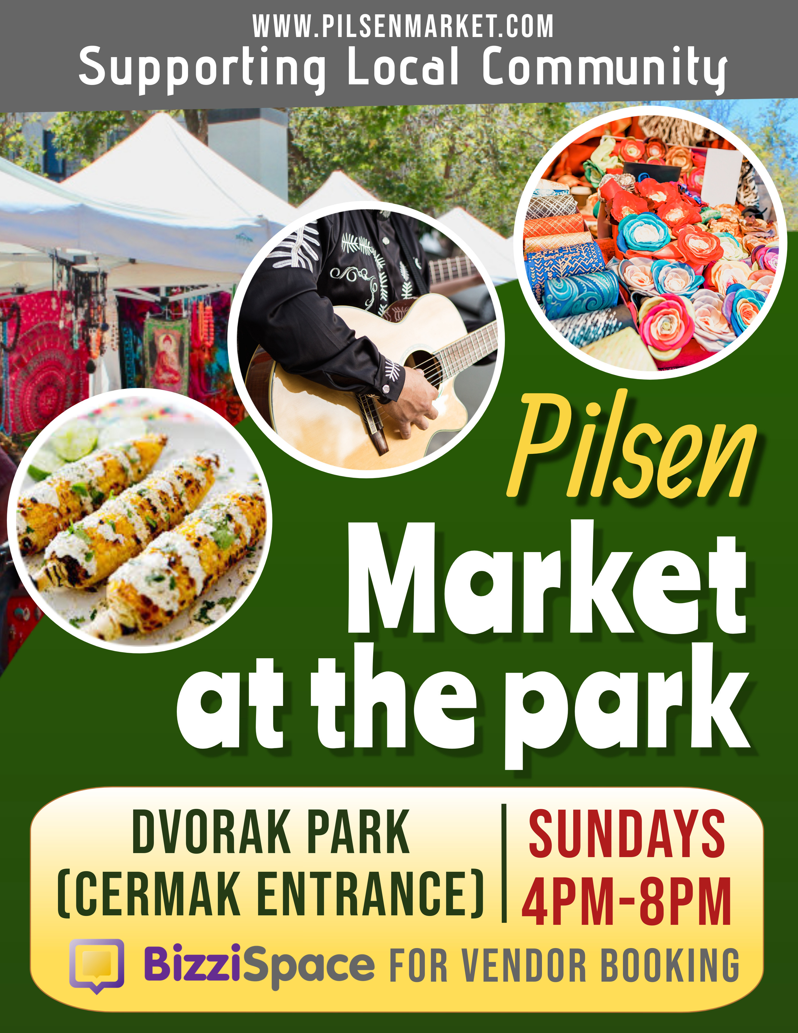 Pilsen Market Highlighting Street Vendors Coming Sundays To Dvorak Park