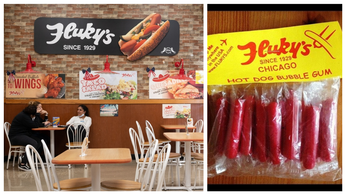 Hot Dog Gum? It Was A Huge Hit For '90s Kids At Fluky's, An Iconic