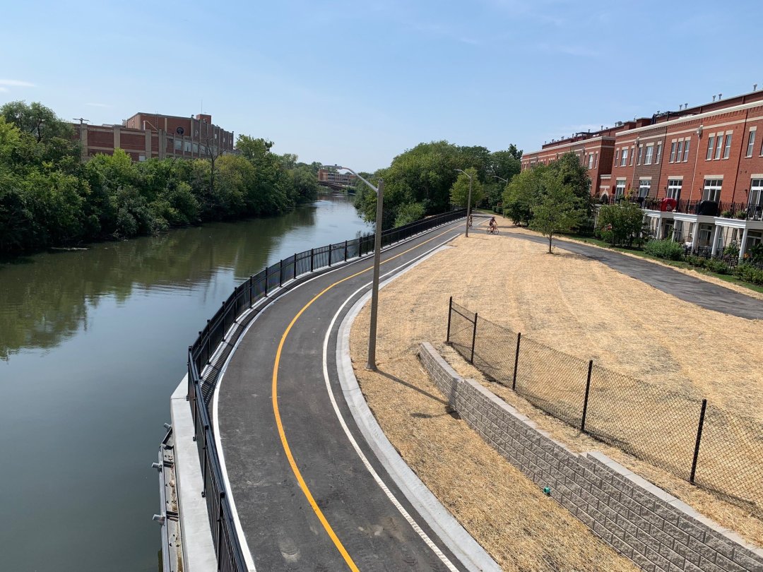 Chicago River Bike Path Map 312Riverrun Trail Finally Complete As Officials Unveil Bike, Running Path  Under Rebuilt Irving Park Bridge