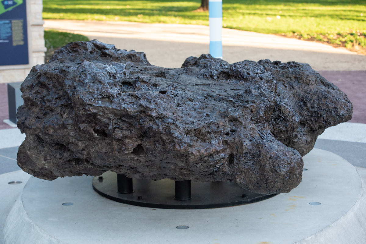 A 7 ton lump of fused metal which is the remains of a Chicago hardware store after the great fire