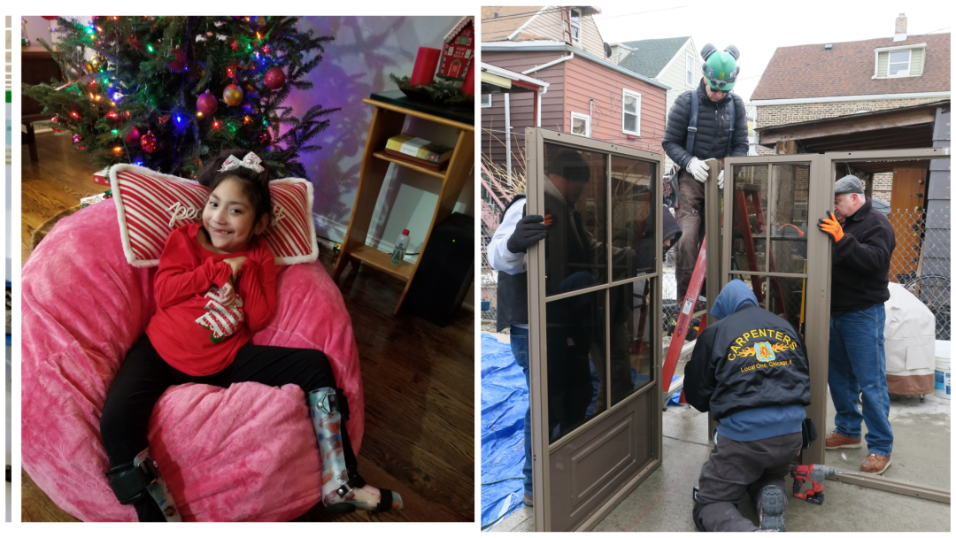 Make-A-Wish Foundation Gives 9-Year-Old Girl Her Dream Gazebo In Little Village Backyard