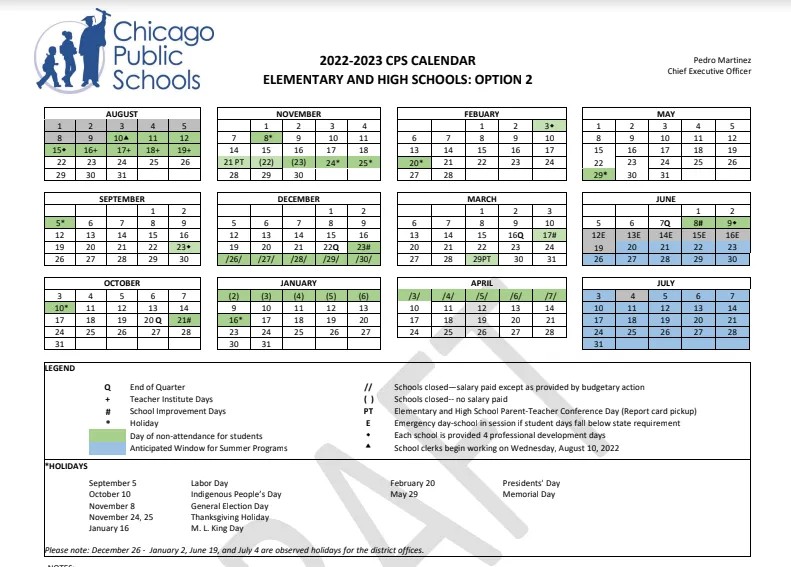 Cps 2022 Calendar An Earlier Start? Cps Asks Parents To Weigh In On 2022-23 School Calendar