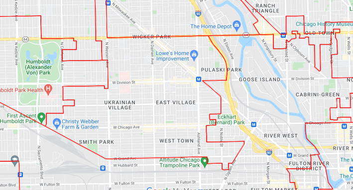 Ukrainian Village Chicago Map West Town Community Groups Throw Support Behind Chicago United Ward Map In  Bid To Keep 'Our Neighborhoods Together'