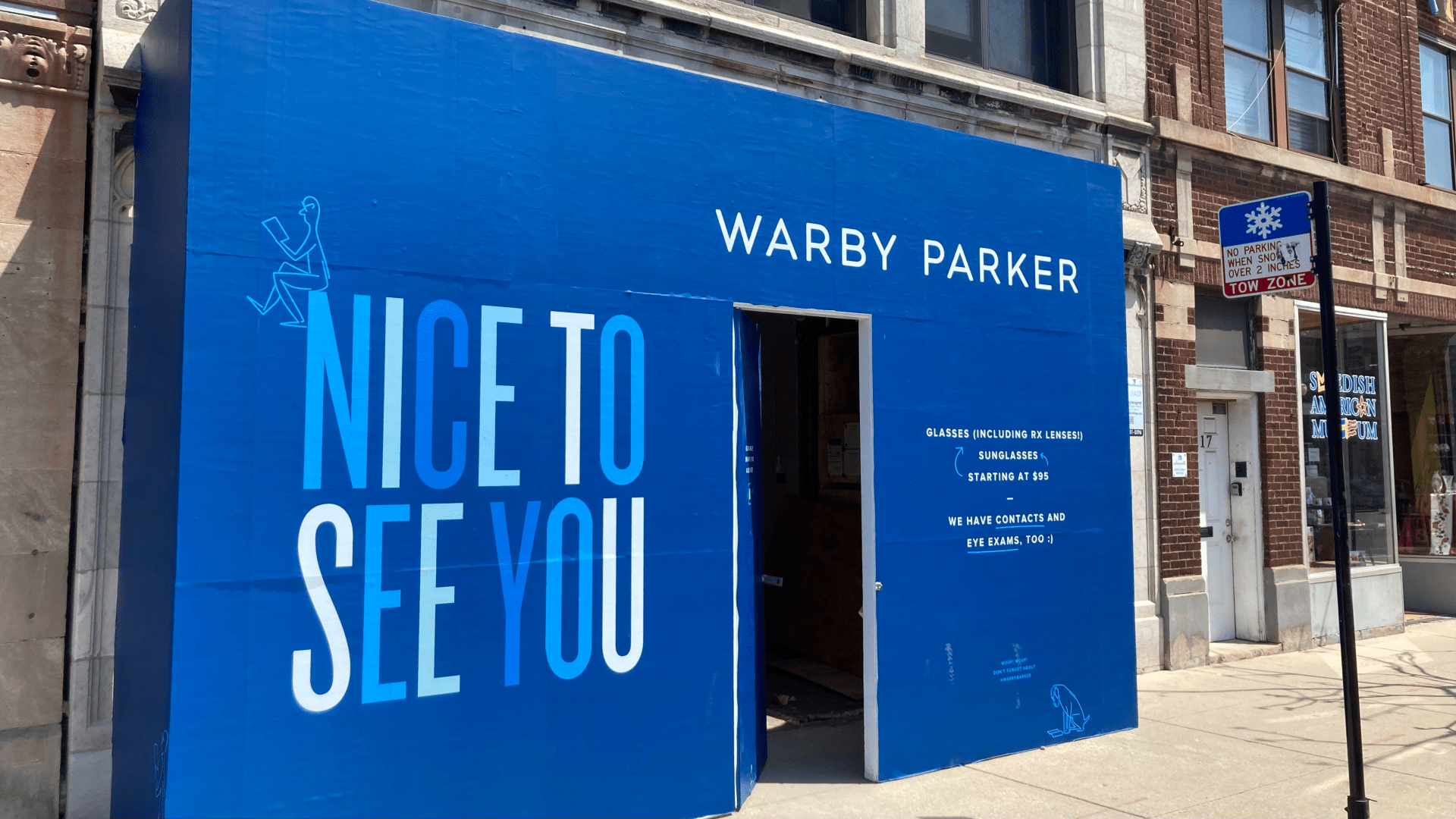 Warby Parker Andersonville Block Club Chicago