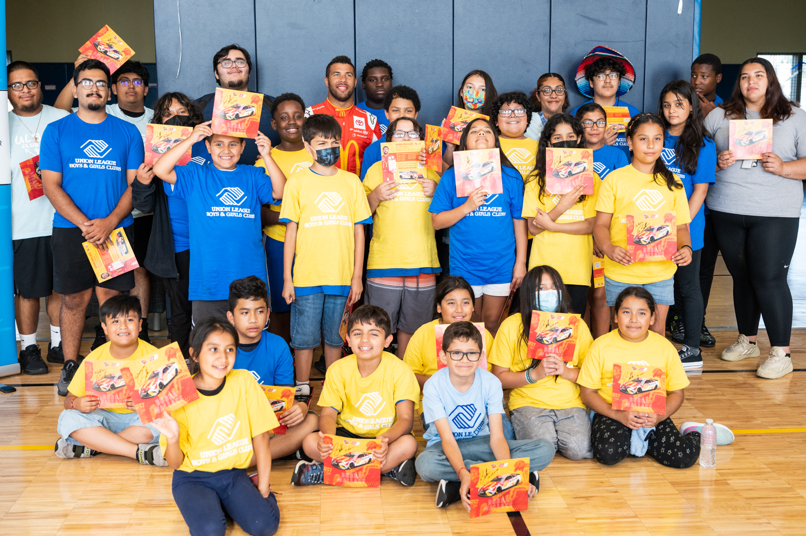 NASCAR's Bubba Wallace Makes A Pit Stop At Pilsen Boys And Girls Club