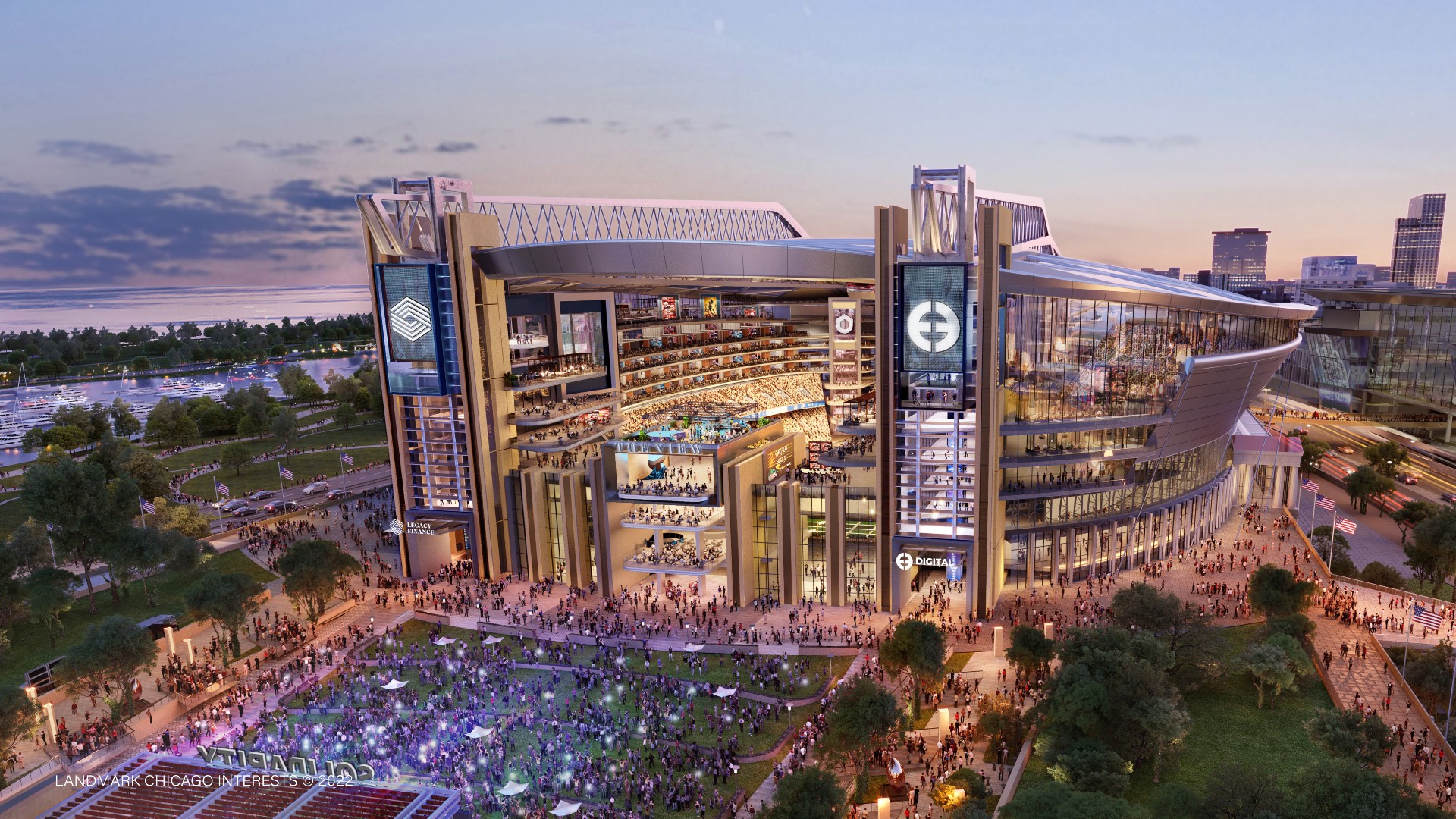 Bears' Plan For $5 Billion Stadium Campus Doesn't Include Retractable ...