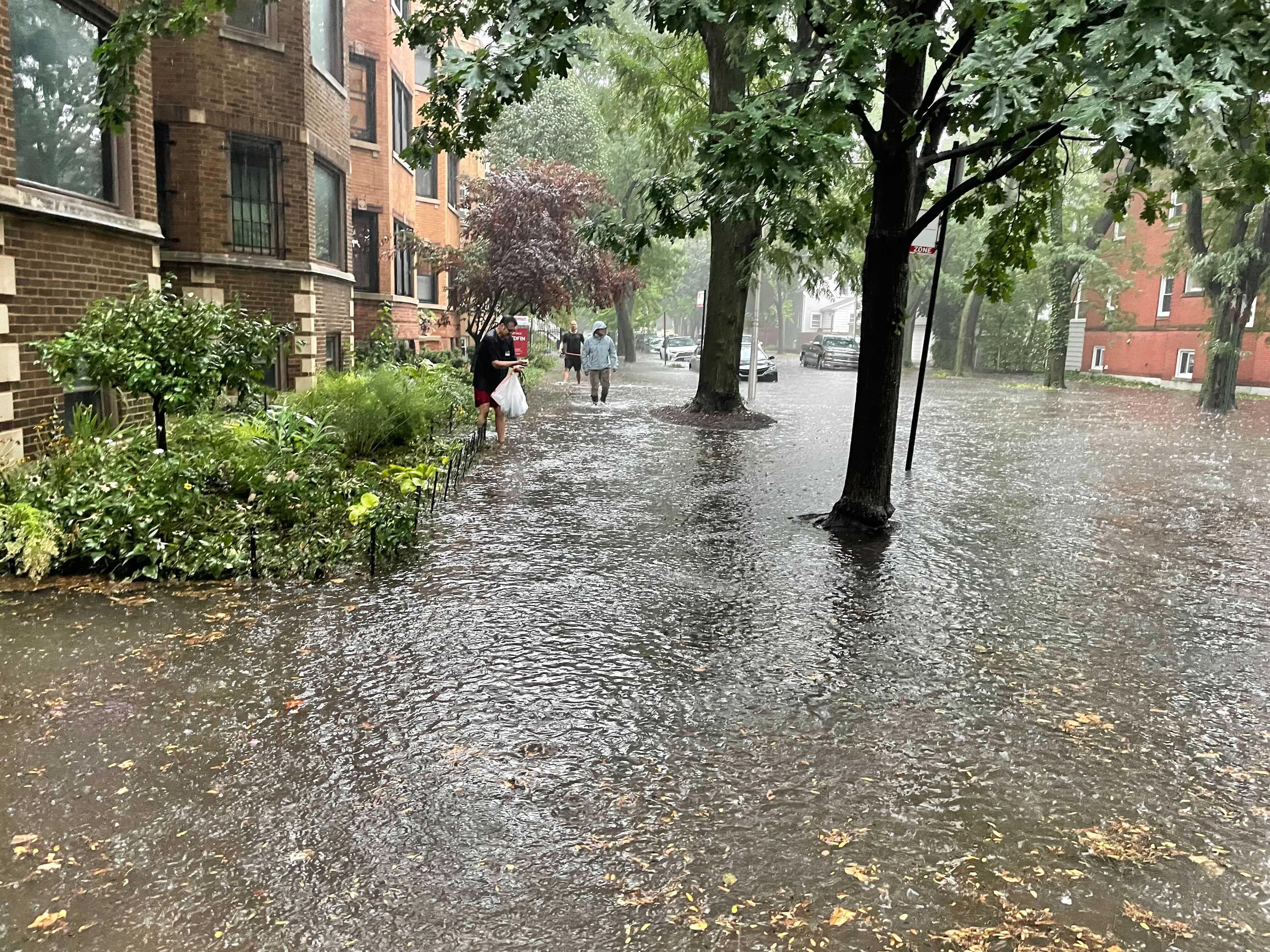 'Supercell' Storm Soaks Chicago, Causing Massive Flooding Amid