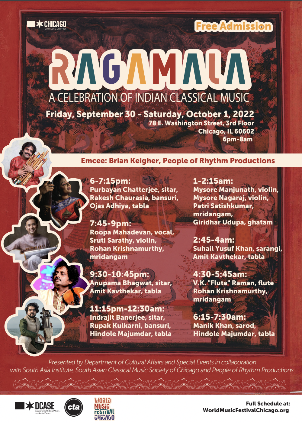 Ragamala, An AllNight Show Of Indian Classical Music, Comes Downtown