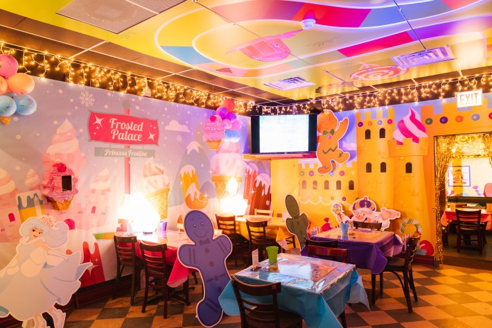 Creating the pop-up was a group effort involving owner Matt Baldino and his family.