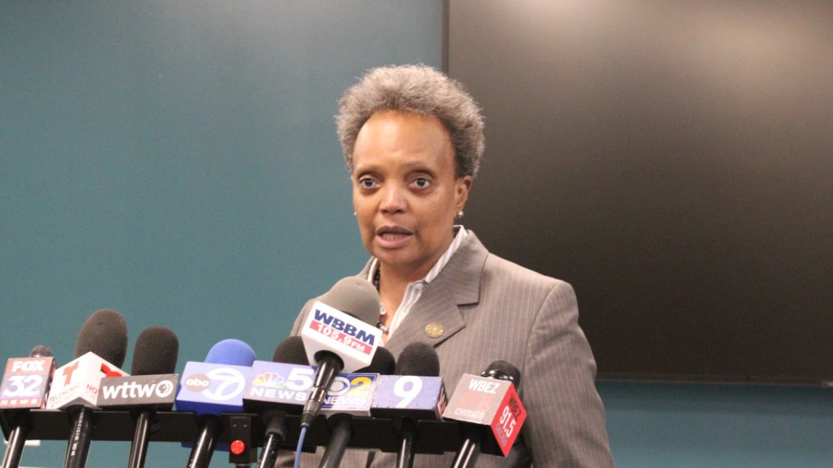 Mayor Lori Lightfoot says Bears will end up where they started: at