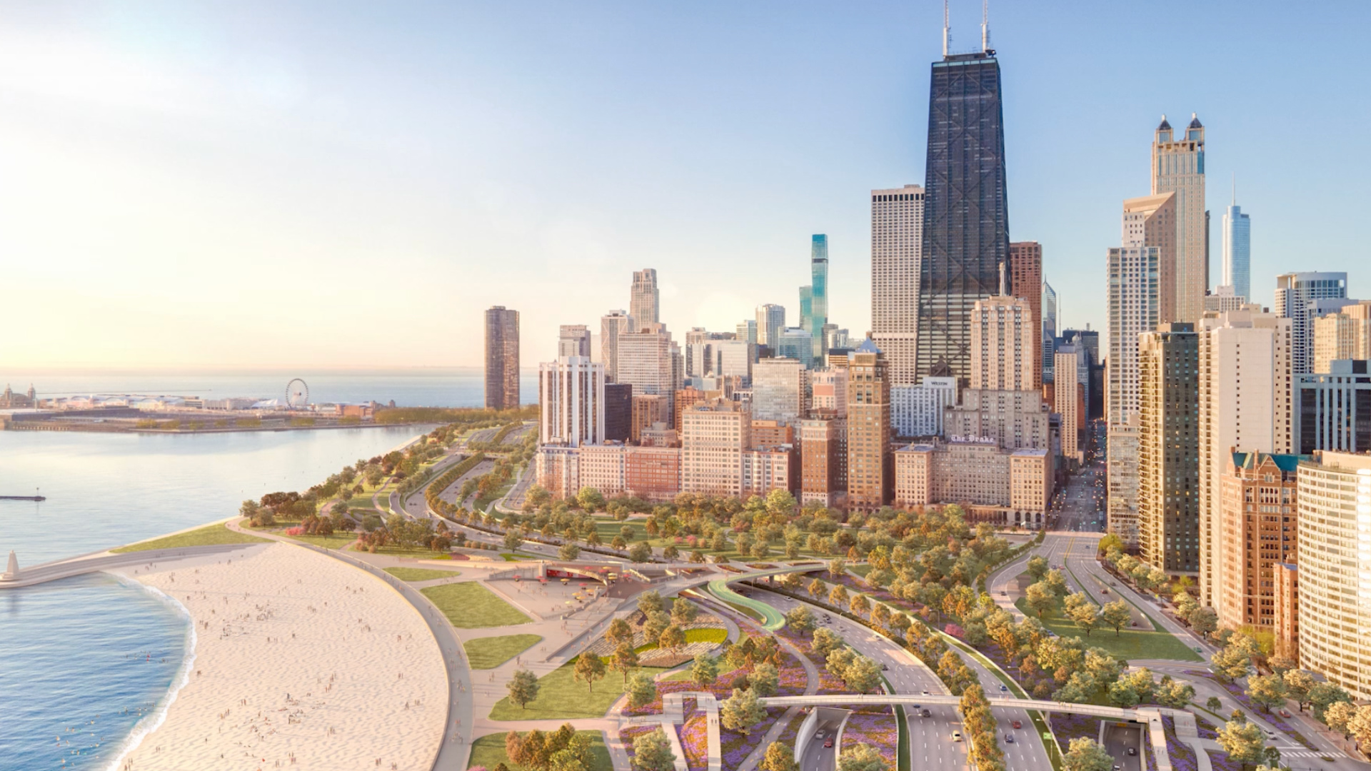 A Bigger Oak Street Beach, No Dreaded SCurve How A DuSable Lake Shore