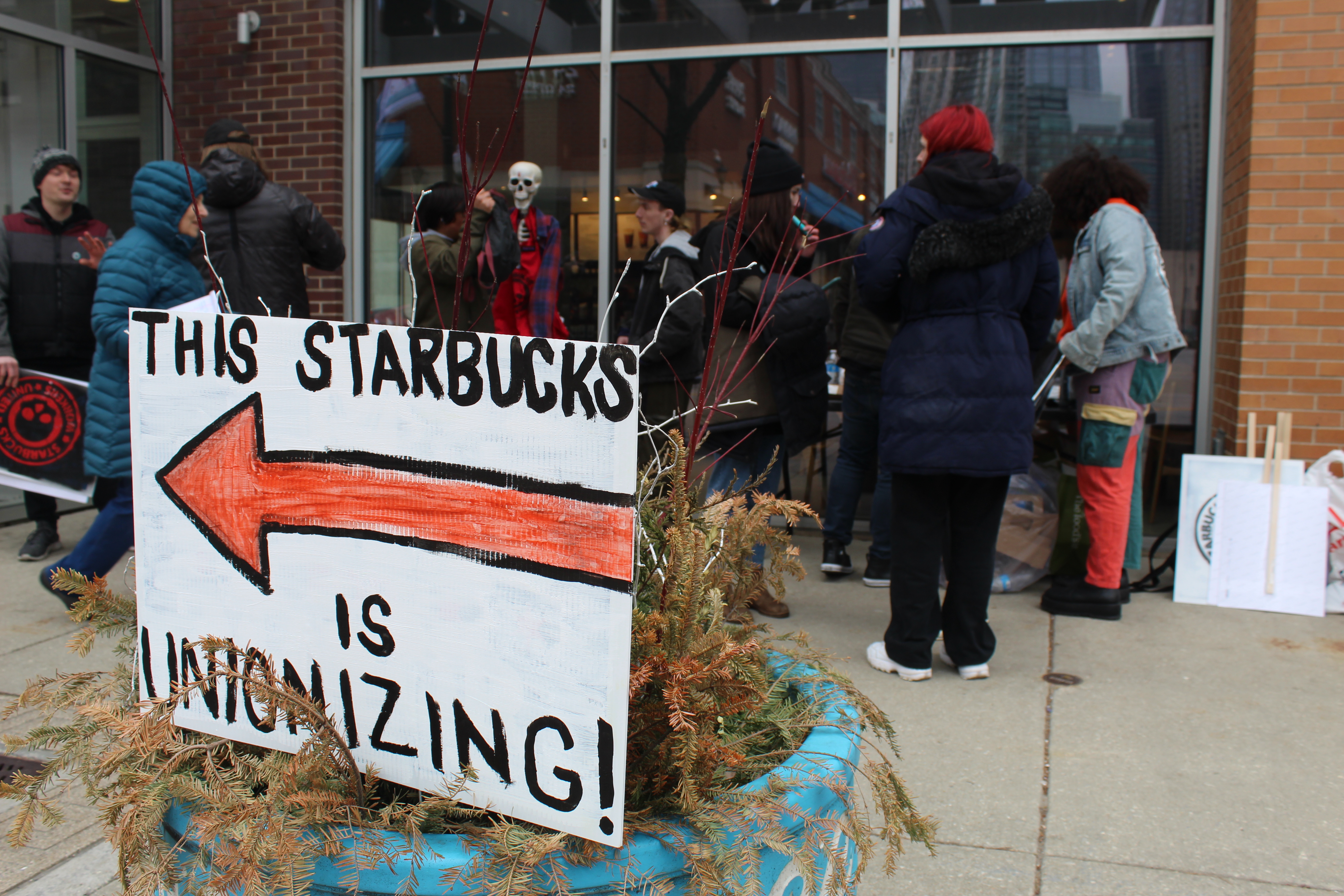 Greektown Starbucks Joins Nationwide Strike For Better Pay And Hours As  Union Vote Nears