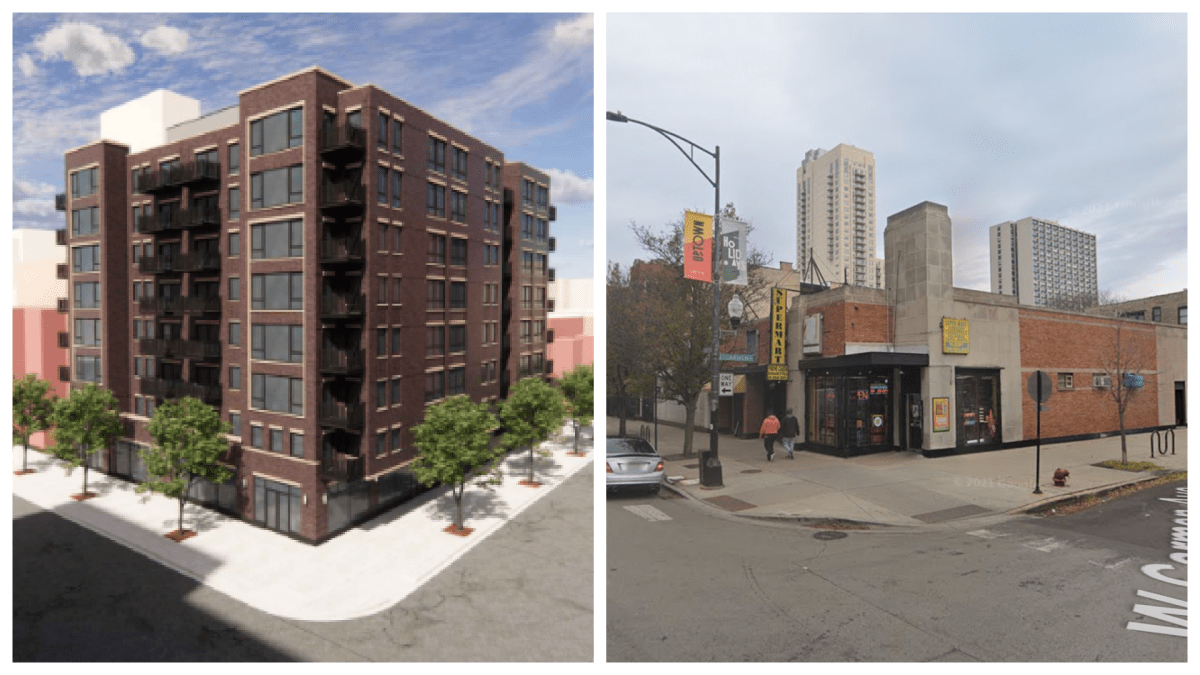 Uptown Retail Building To Be Replaced With 77 Apartments, Ground-Floor Commercial  Space