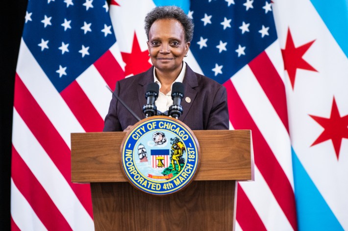 Mayor Lori Lightfoot says Bears will end up where they started: at