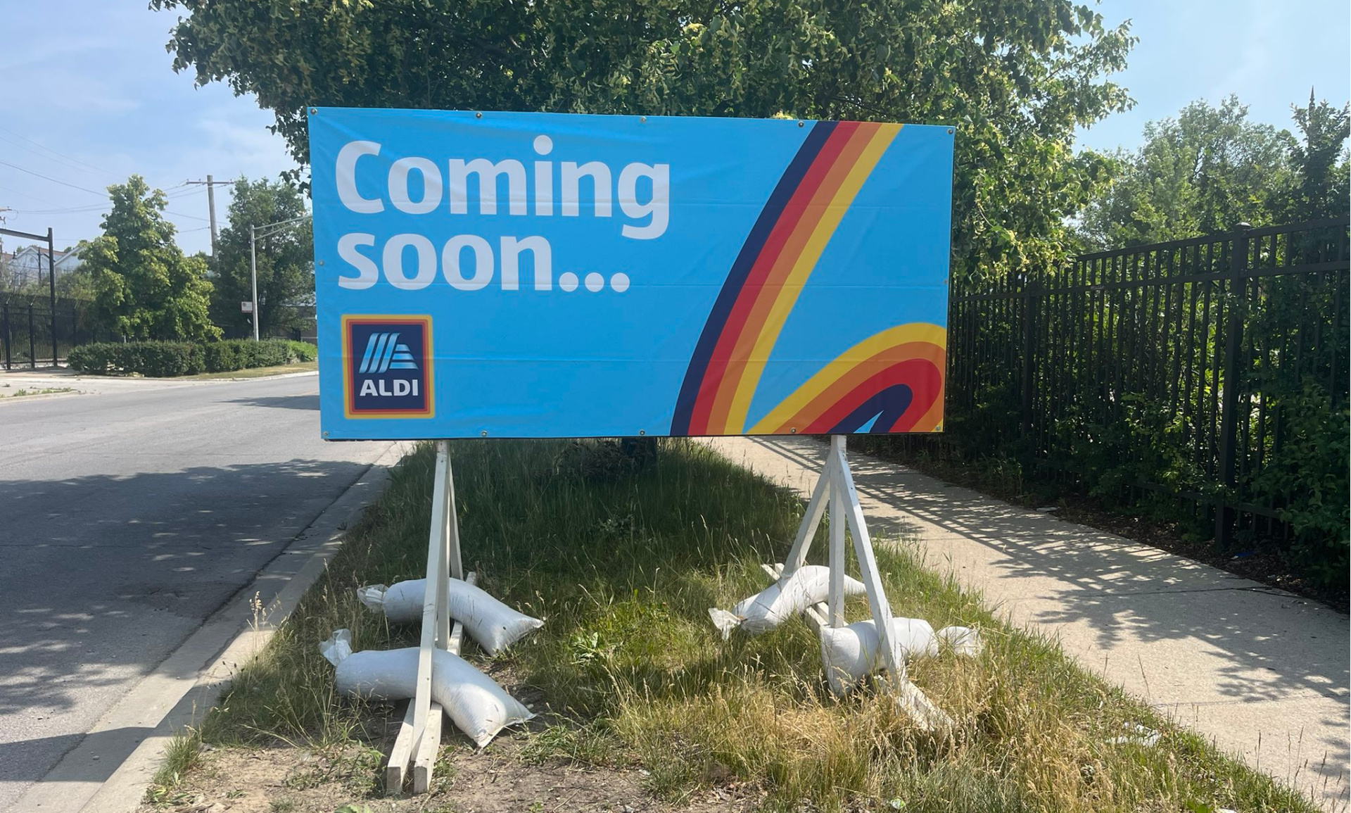 Six Corners Aldi Plans To Open Early Next Year As Signs Go Up Around
