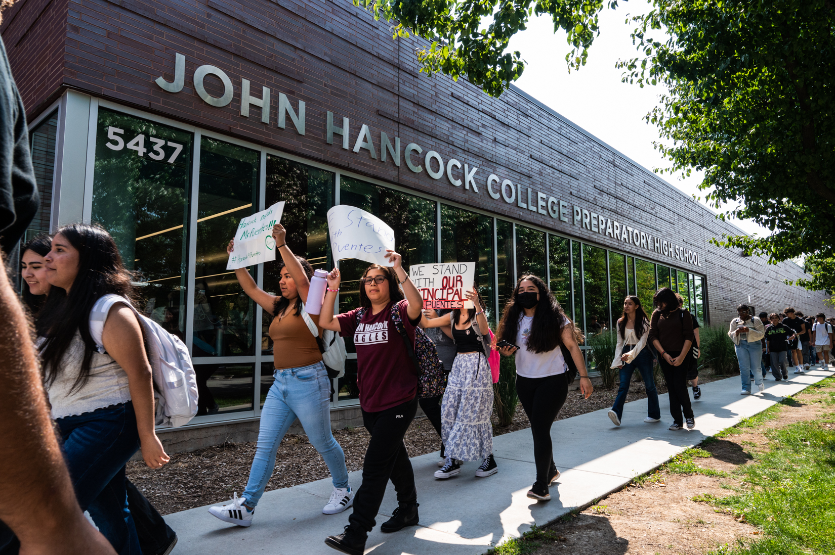 John Hancock College Prep Students Protest Principal's Ouster By Local ...